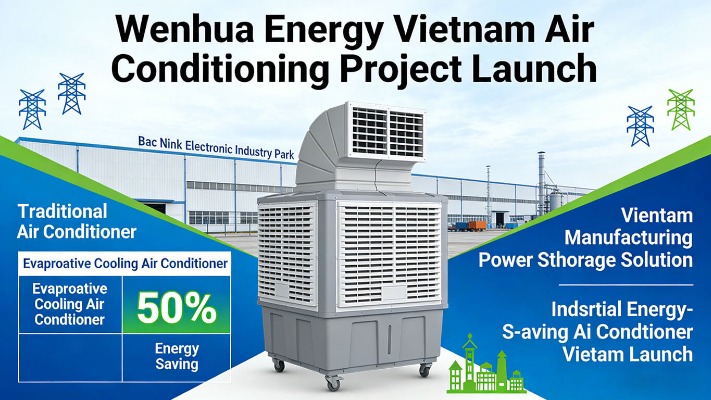 Wenhua Energy Evaporative Cooling Air Conditioners Land in Bac Ninh Electronic Industrial Park