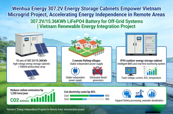Wenhua Energy High-Voltage Energy Storage Cabinets Launched in Southeast Asian Data Centers